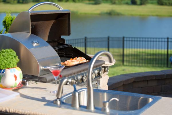 Outdoor Kitchen Plumbing in Olathe